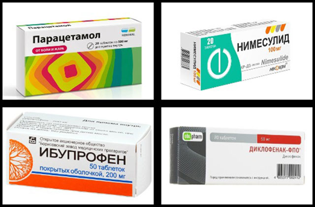 парацетамол, нимесулид, ибупрофен, диклофенак-фпо