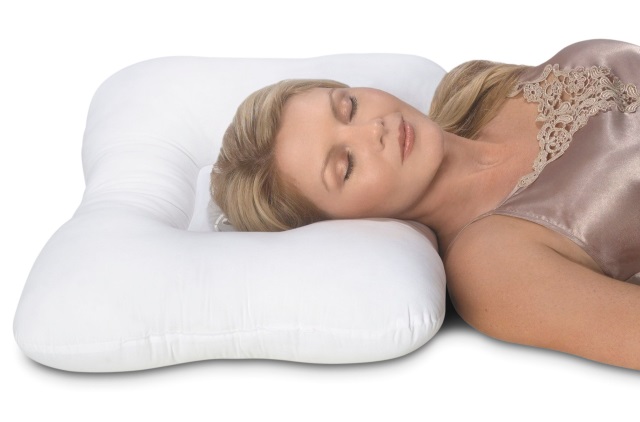 ортопедическая подушка с углублением для головы