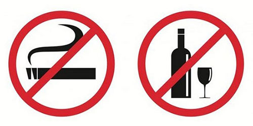 отказ от курения и алкоголя