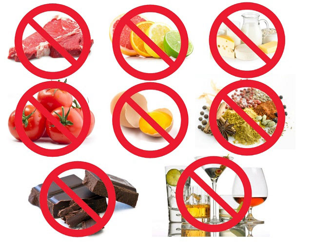 запрещенные продукты в диете Донга