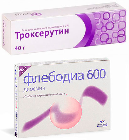 препараты Троксерутин и Флебодиа