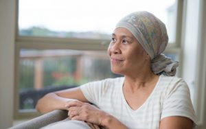 Женщина после химиотерапии