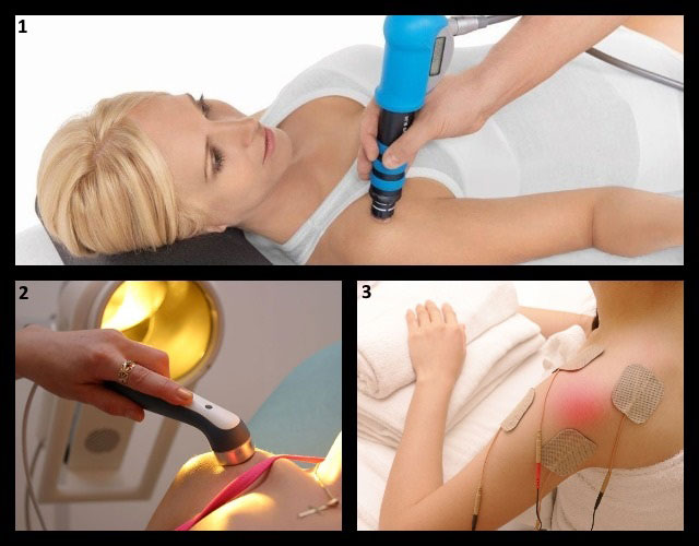 физиотерапевтические процедуры на плечевой сустав