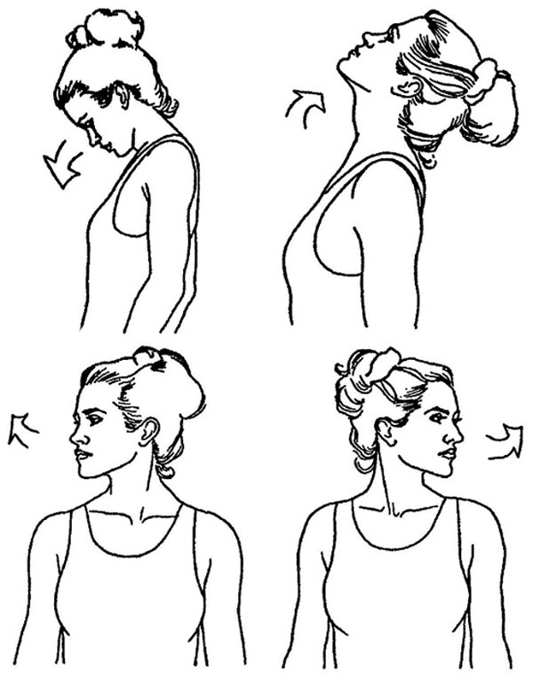 примеры упражнений для укрепления мышц шеи