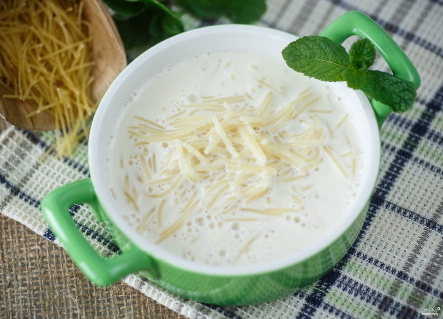 Рецепт молочного супа для питания при желтухе